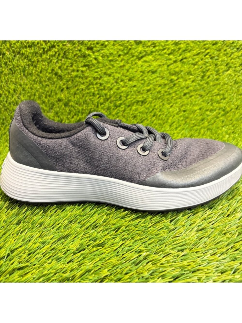 Allbirds Wool Runner Protect Womens Size 9 Black Gray Running Shoes Sneakers